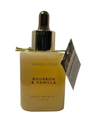 Sand + Fog “Bourbon & Vanilla” Scented Body Oil -  1.7 fl oz NWT **